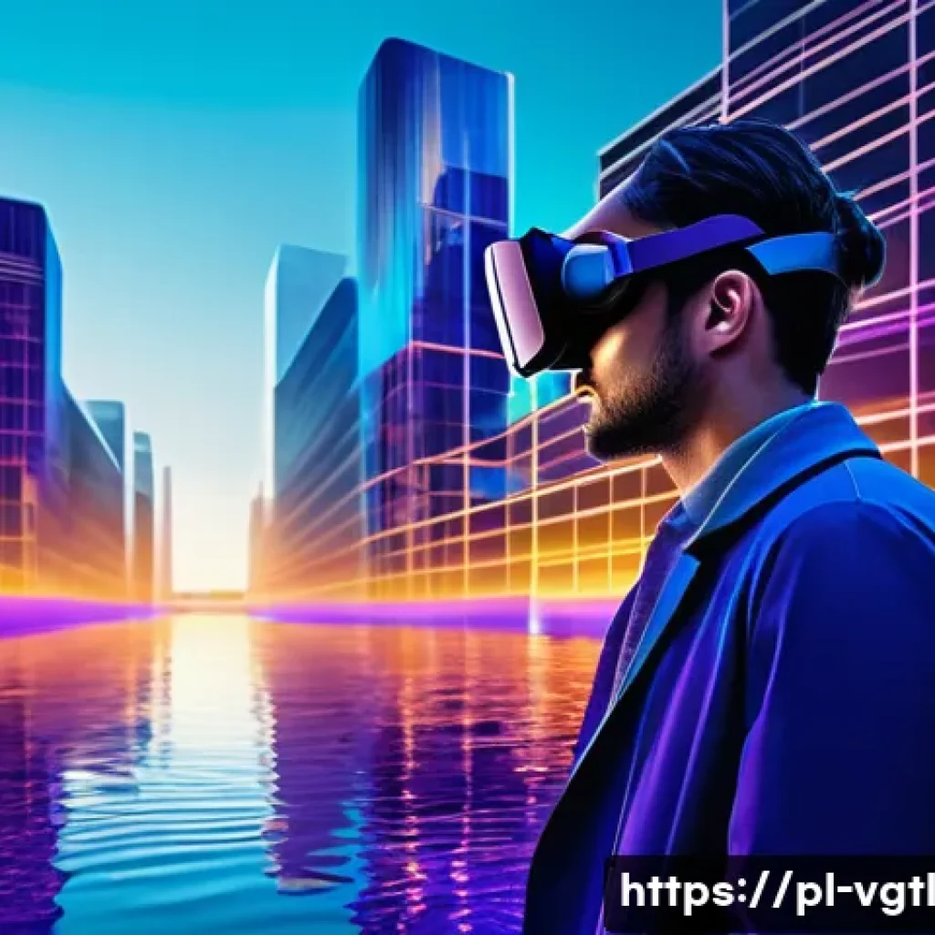 가상 현실과 데이터 시각화의 통합 - **Immersive Data Discovery in a Virtual Landscape:**
"A visionary data analyst, a professional a...