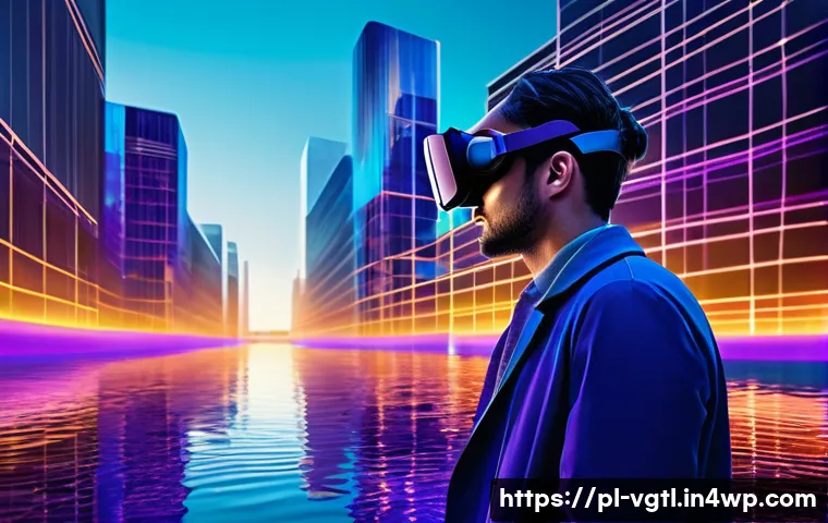 가상 현실과 데이터 시각화의 통합 - **Immersive Data Discovery in a Virtual Landscape:**
"A visionary data analyst, a professional a...